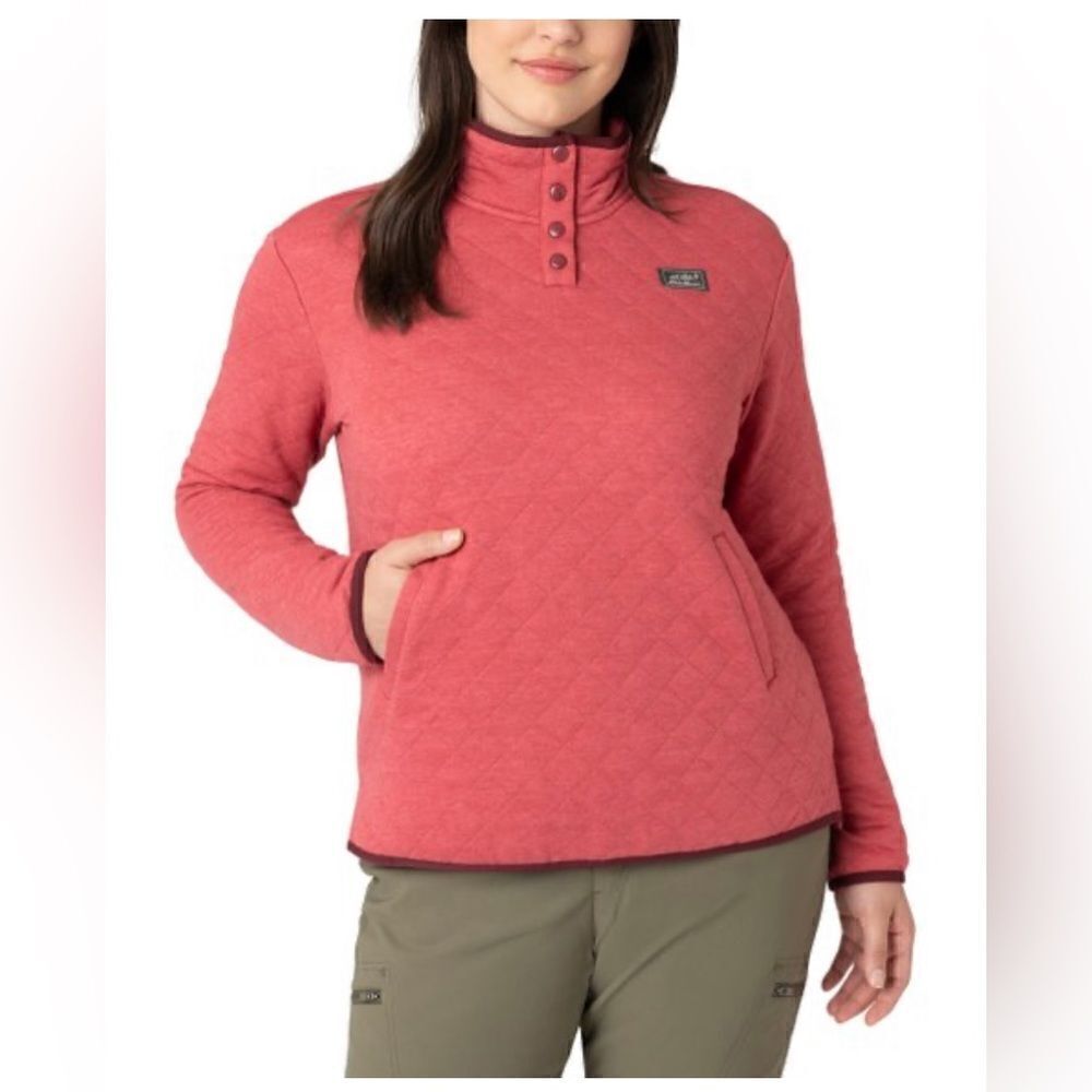 Eddie Bauer Quilted Mock-Neck Sweater